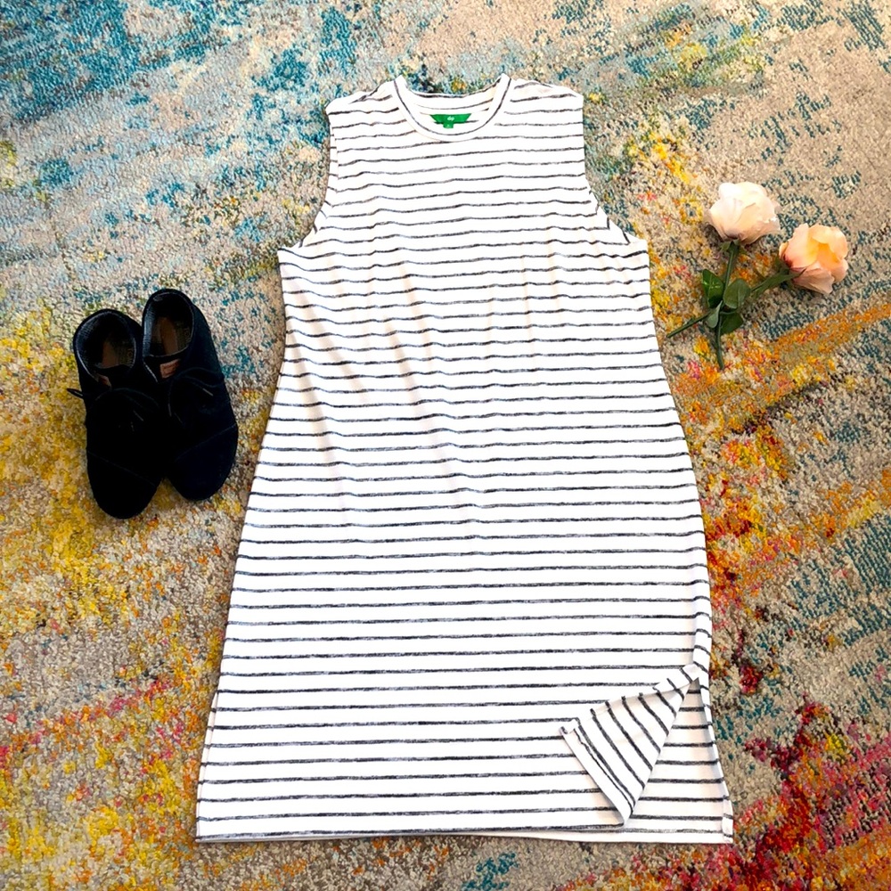 Striped Stretchy shirt-dress